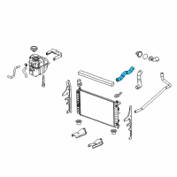 OEM 2005 Pontiac G6 Radiator Outlet Hose (Lower) Diagram - 22682505