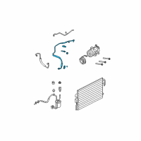 OEM 2011 Ford Escape AC Line Diagram - BL8Z-19867-A