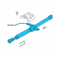 OEM 2010 Ford Escape Driveshaft Diagram - AM6Z4R602B