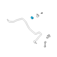 OEM 2002 BMW Z3 Stabilizer Rubber Mounting Diagram - 33-55-1-094-551