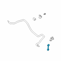 OEM 2005 BMW M3 Stabilizer Link Diagram - 33-55-2-283-743