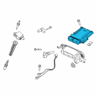 OEM Lincoln Navigator ECM Diagram - JL3Z-12A650-ARANP