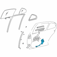 OEM 2001 Lexus IS300 Motor Assy, Power Window Regulator, RH Diagram - 85710-53030