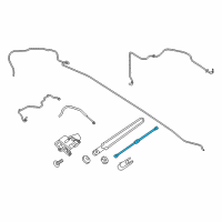 OEM 2018 Ford Police Interceptor Utility Rear Blade Diagram - BB5Z-17528-F