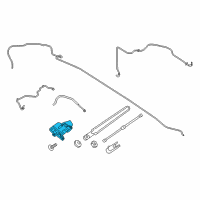 OEM 2017 Lincoln MKC Rear Motor Diagram - BB5Z-17508-B