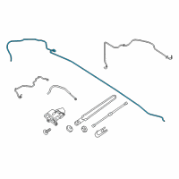 OEM 2017 Lincoln MKC Washer Hose Diagram - EJ7Z-17A605-A