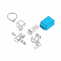 OEM BMW M3 Tire Pressure Sensor Control Module Diagram - 36-23-6-785-280