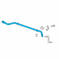 OEM 2019 Chevrolet Corvette Stabilizer Bar Diagram - 22936510