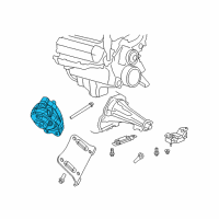 OEM 2008 Chrysler Aspen INSULATOR-Engine Mount Diagram - 52855843AD