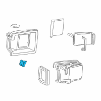 OEM 1996 Chevrolet S10 Blower Motor Diagram - 19179474