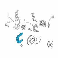 OEM 2010 BMW 550i Protection Plate Left Diagram - 34-11-6-775-269