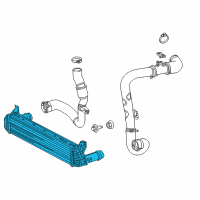 OEM 2014 Dodge Dart Cooler-Charge Air Diagram - 55111495AC