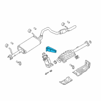 OEM Chevrolet Tracker Bracket, Exhaust Manifold Pipe Diagram - 30025020