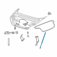 OEM 2004 Dodge Viper *PROP/GAS-DECKLID Diagram - 4589610AA