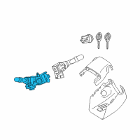 OEM 2019 Toyota 4Runner Headlamp Switch Diagram - 84140-35181