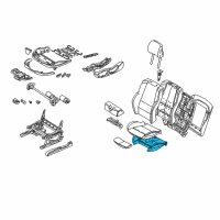 OEM BMW 325i Seat Upholstery Diagram - 52-10-8-214-937