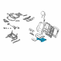 OEM 2005 BMW 325xi Seat Upholstery Diagram - 52-10-8-214-937