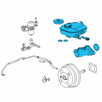 OEM 2013 Chevrolet Camaro Master Cylinder Diagram - 22956542