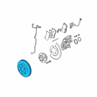 OEM Hummer H3 Rotor Diagram - 15202106