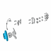 OEM 2005 Pontiac GTO Front Brake Rotor Diagram - 92228517