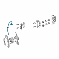 OEM 2004 Pontiac GTO Hose Asm-Front Brake Diagram - 92156686