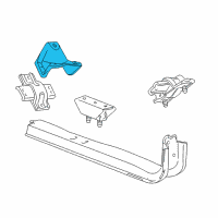 OEM 2002 Ford F-350 Super Duty Mount Bracket Diagram - F81Z-6031-AA