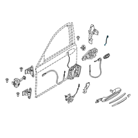 OEM 2018 BMW 540d xDrive Locking Rod, Left Diagram - 51-21-7-339-474
