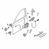 OEM 2018 BMW 540d xDrive Operating Rod, Door Front Right Diagram - 51-21-7-339-466