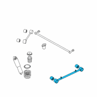 OEM 2009 Kia Sorento Lower Arm Assembly-Rear Diagram - 552303E400