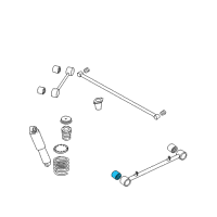 OEM Kia Sorento Bush Diagram - 552803E001