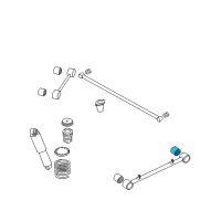 OEM 2008 Kia Sorento Bush-Lower Arm, Rear Diagram - 552903E002