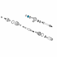 OEM 2015 Honda CR-Z Seal, Half Shaft (Outer) Diagram - 91260-SWA-A01