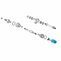 OEM 2017 Honda Civic Set, Inboardjoint Diagram - 44310-TBC-305