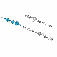 OEM 2017 Honda Civic Joint Set, Outboard Diagram - 44014-TBC-305