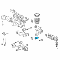 OEM 2012 Toyota Sequoia Rear Lower Control Arm Bushing Diagram - 48747-0C010