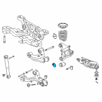 OEM 2022 Toyota Sequoia Rear Lower Control Arm Adjust Cam Diagram - 48452-0C030