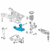 OEM 2022 Toyota Sequoia Upper Control Arm Diagram - 48770-0C010