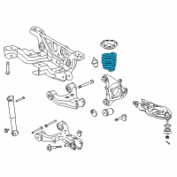 OEM 2021 Toyota Sequoia Coil Spring Diagram - 48231-0C010