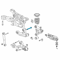 OEM 2011 Toyota Sequoia Upper Control Arm Bolt Diagram - 90119-A0301