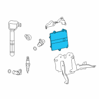 OEM 2016 Acura TLX ECU Diagram - 37820-RDF-A57