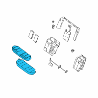 OEM Nissan Altima Cushion Assy-Rear Seat Diagram - 88300-JA00C