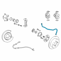 OEM 2004 Kia Optima Brake Hose Diagram - 5874438500