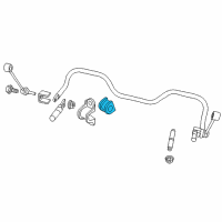 OEM Dodge Nitro BUSHING-STABILIZER Bar Diagram - 52125209AA