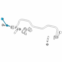 OEM Jeep Liberty Link Kit-STABILIZER Bar Diagram - 68029024AB