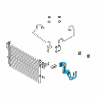 OEM 2014 Lincoln MKS Hose & Tube Assembly Diagram - DA5Z-7R081-A