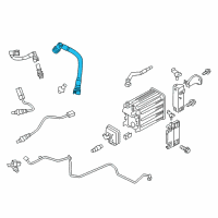 OEM 2014 Ford F-150 Crankcase Tube Diagram - BL3Z-6758-B