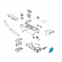 OEM 2015 Chevrolet SS Rear Trim Panel Diagram - 92263859