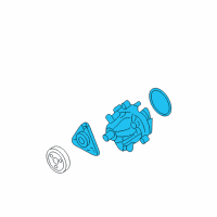 OEM 2011 Ford Focus Water Pump Assembly Diagram - 4S4Z-8501-E