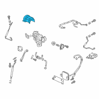 OEM 2016 Buick Verano Heat Shield Diagram - 12610652
