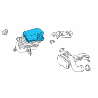 OEM 2000 Lexus LX470 Cap Sub-Assy, Air Cleaner Diagram - 17705-50080